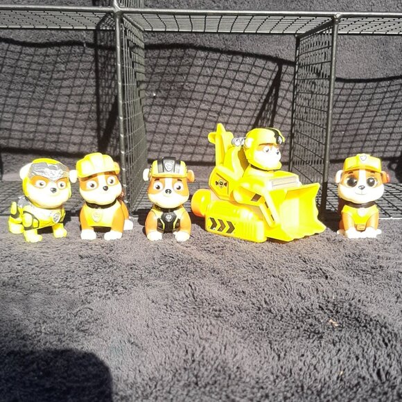 Paw Patrol Construction Set Lot (5) Yellow - Picture 2 of 8